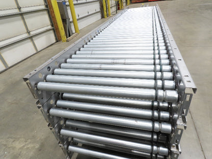 Hilmot 30"x 12' Motorized Roller Conveyor 24VDC Variable Speed Zones 27"BF
