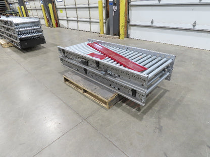 Hilmot 30"x 6' Motorized Roller Conveyor 24VDC MDR Variable Speed Zones 27"BF