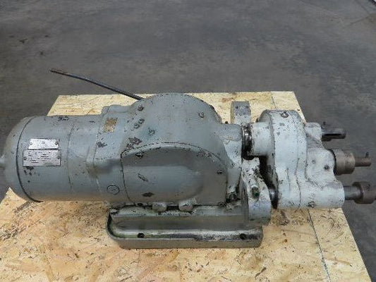 Vintage Horizonal Drill Head Unit Dual Spindles 1.5Hp Louis Allis 220/440V 3Ph