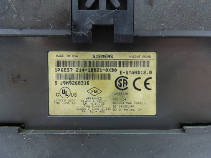 Siemens 1P6ES7 214-1BD21-0XB0 Simatic S7-200 PLC CPU Relay Power Supply Module