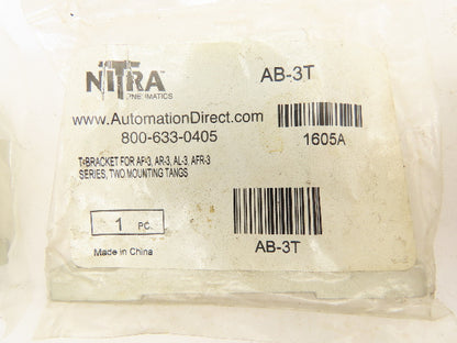 Nitra AB-3T Two Tang Mounting T Bracket Lot of 4