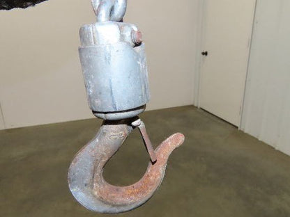 Yale KEL Electric Chain Hoist 1/2 Ton 16 FPM 9' Lift 110 Volt Manual Trolley
