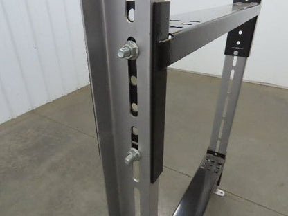 30" Wide Incline Conveyor Leg Floor Support 20-54" Adj Height Gray Heavy Duty