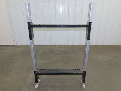 30" Wide Incline Conveyor Leg Floor Support 20-54" Adj Height Gray Heavy Duty