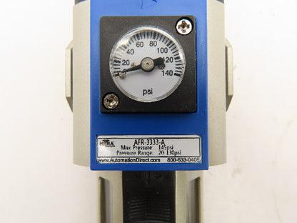 Nitra AFR-3333-A Pneumatic Filter Regulator 3/8" NPT