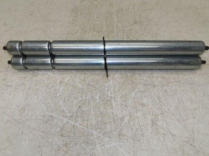 1.9" Conveyor Roller 25"BF Double Groove O-Ring Galvanized Steel  Lot of 3