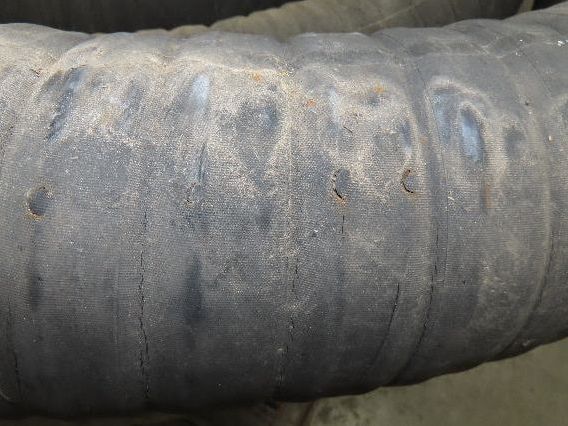 Jason 4470 Dry Bulk Material Rubber Suction Hose 5"x 48'