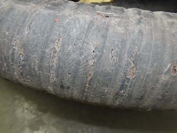 Jason 4470 Dry Bulk Material Rubber Suction Hose 5"x 49' 6"