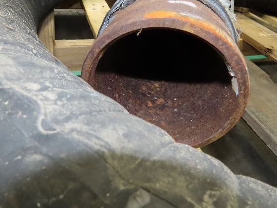 Jason 4470 Dry Bulk Material Rubber Suction Hose 5"x 49' 6"
