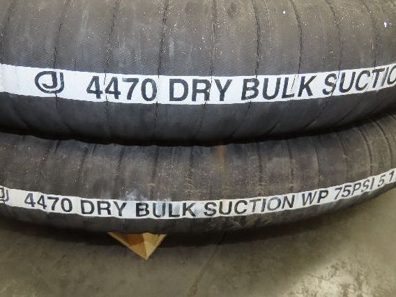 Jason 4470 Dry Bulk Material Rubber Suction Hose 5"x 49' 6"