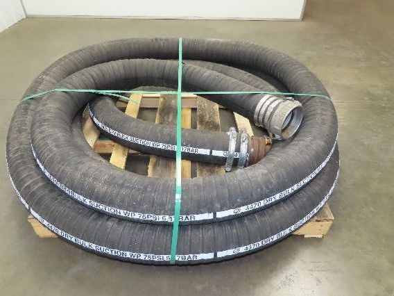 Jason 4470 Dry Bulk Material Rubber Suction Hose 5"x 49' 6"