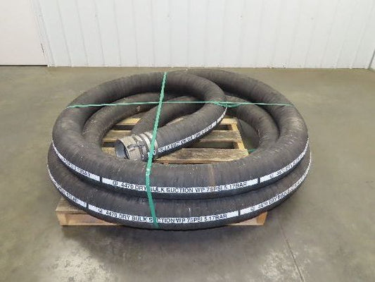 Jason 4470 Dry Bulk Material Rubber Suction Hose 5"x 49' 6"