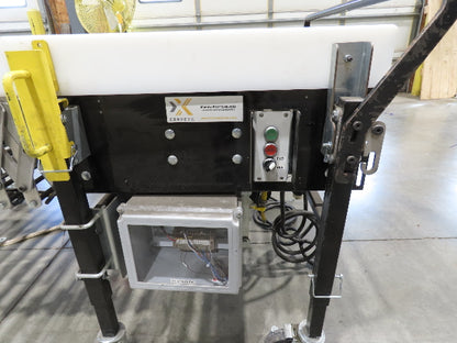 ConveyX 30"x 24-40' Expandable Powered Roller Flex Conveyor Portable 115V