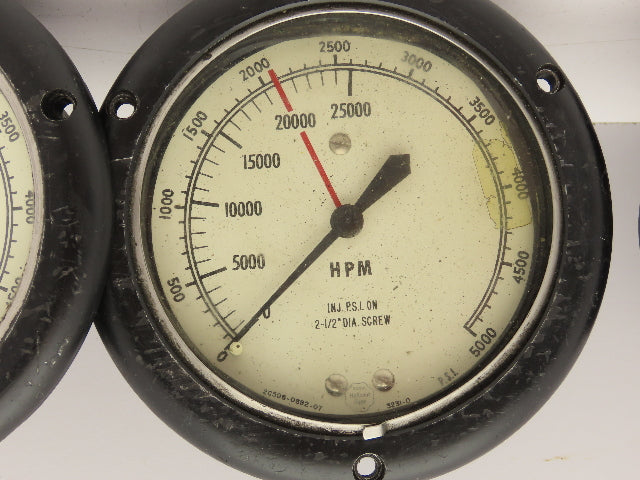 Acco Helicoid Gage 2C506-0892-07 HPM Pressure Gauge 0-5000 Lot of 3