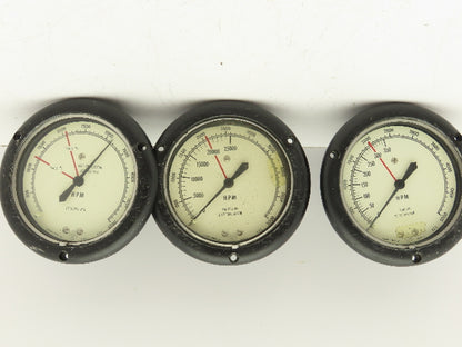 Acco Helicoid Gage 2C506-0892-07 HPM Pressure Gauge 0-5000 Lot of 3