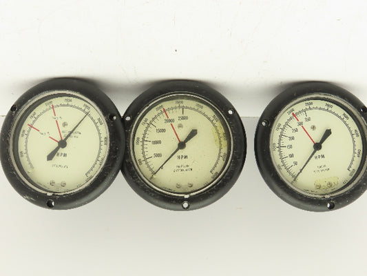 Acco Helicoid Gage 2C506-0892-07 HPM Pressure Gauge 0-5000 Lot of 3
