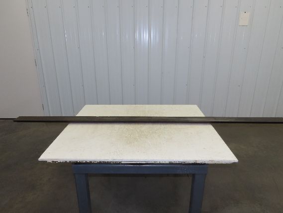 Press Brake Die 93-1/16" Long 3-31/32" Flat 3/4" Thick 60° Edge 1/2" Tang