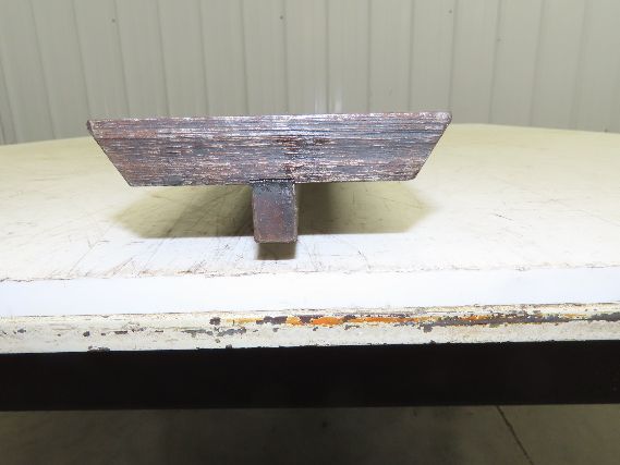 Press Brake Die 93-1/16" Long 3-31/32" Flat 3/4" Thick 60° Edge 1/2" Tang