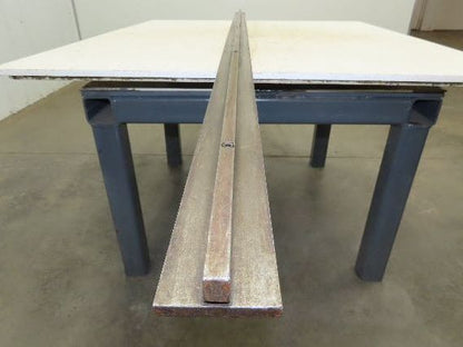 Press Brake Die 96" Long 2-1/2" Wide Flat 5/16" Thick 1/2" Tang