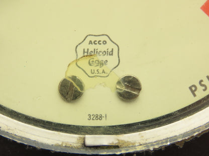 Acco Helicoid Gage Pressure Gauge 0-3000 PSI