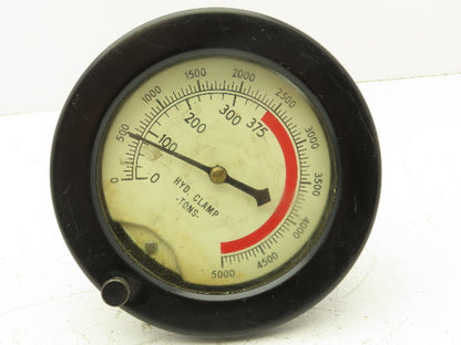 Acco Helicoid Gage Pressure Gauge 0-5000 Tons