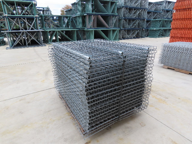 Pallet Rack Wire Deck 60x46" Waterfall 3 Channel Racking  Mesh