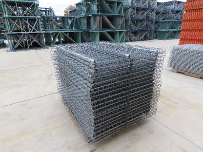 Pallet Rack Wire Deck 60x46" Waterfall 3 Channel Racking  Mesh