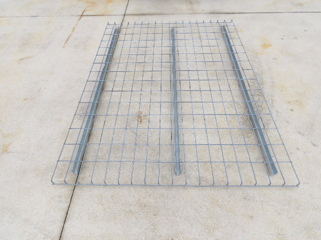 Pallet Rack Wire Deck 60x46" Waterfall 3 Channel Racking  Mesh