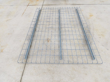 Pallet Rack Wire Deck 60x46" Waterfall 3 Channel Racking  Mesh