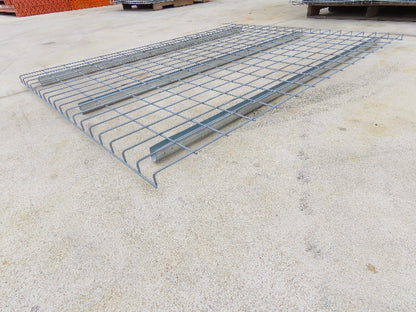 Pallet Rack Wire Deck 60x46" Waterfall 3 Channel Racking  Mesh