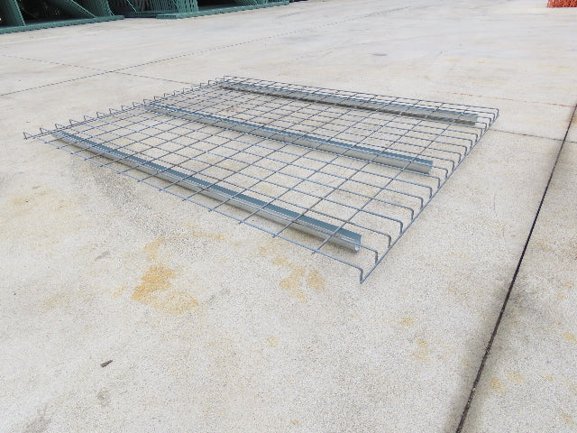 Pallet Rack Wire Deck 60x46" Waterfall 3 Channel Racking  Mesh