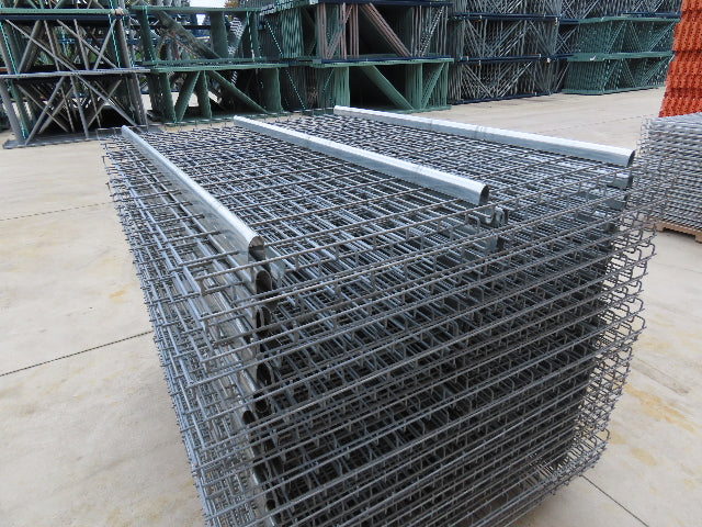 Pallet Rack Wire Deck 60x46" Waterfall 3 Channel Racking  Mesh