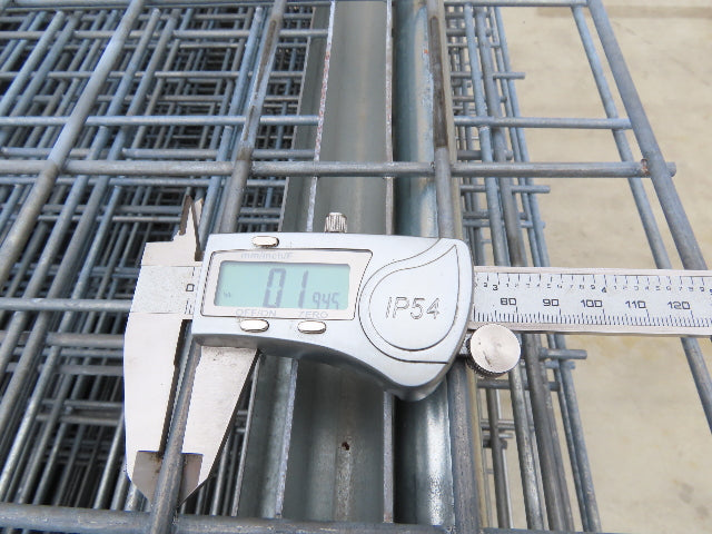 Pallet Rack Wire Deck 60x46" Waterfall 3 Channel Racking  Mesh