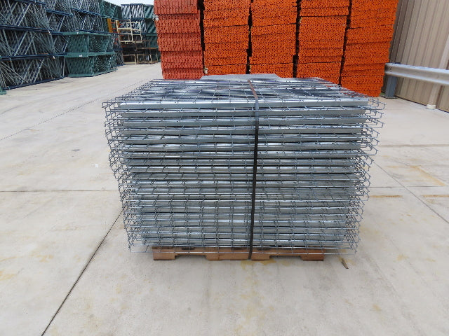 Pallet Rack Wire Deck 60x46" Waterfall 3 Channel Racking  Mesh
