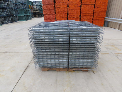 Pallet Rack Wire Deck 60x46" Waterfall 3 Channel Racking  Mesh