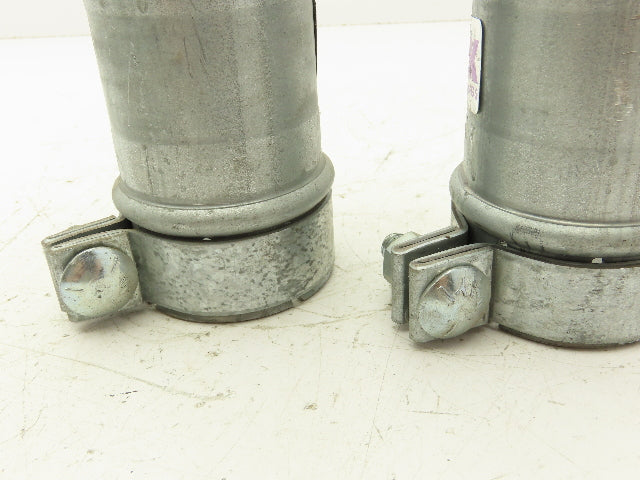 HP Metflo Instalok 2-1/2"x6" Galvanized Vacuum Coupling Lot of 2