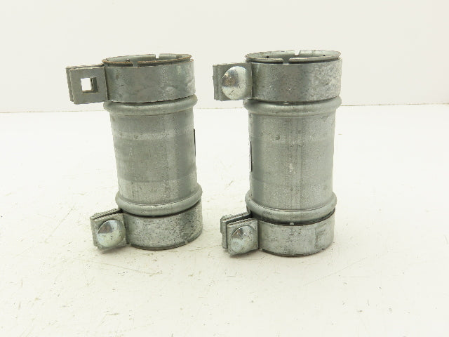 HP Metflo Instalok 2-1/2"x6" Galvanized Vacuum Coupling Lot of 2
