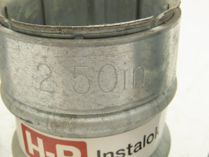 HP Instalok 2-1/2"x4" Galvanized Vacuum Coupling Lot of 5