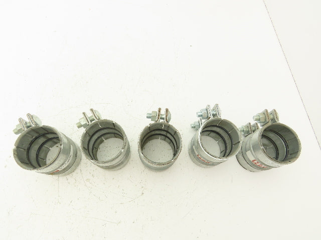 HP Instalok 2-1/2"x4" Galvanized Vacuum Coupling Lot of 5