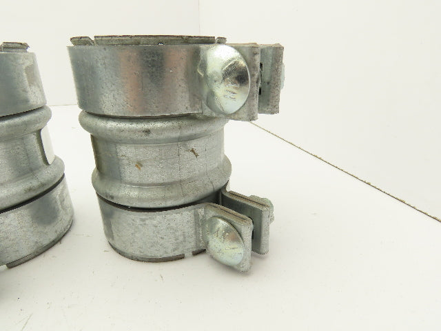 HP Instalok 2-1/2"x4" Galvanized Vacuum Coupling Lot of 5