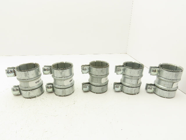 HP Instalok 2-1/2"x4" Galvanized Vacuum Coupling Lot of 5