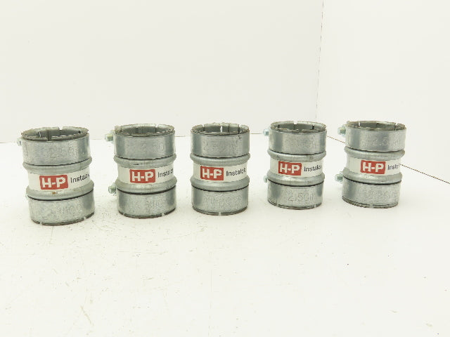 HP Instalok 2-1/2"x4" Galvanized Vacuum Coupling Lot of 5