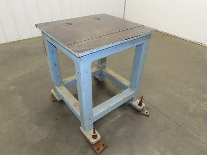 7/8" Steel Top Machine Mounting Base Welding Table 27"x25"x 31-1/4"H