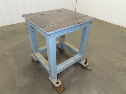 7/8" Steel Top Machine Mounting Base Welding Table 27"x25"x 31-1/4"H