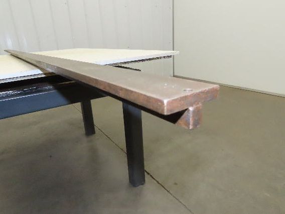 Press Brake Die 96" Long 2" Wide Flat Die 3/8" Thick 1/2" Tang