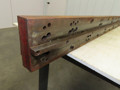 Press Brake Die 63" Long 3/8" Wide Flat U Die 50" Material 1/2" Tang