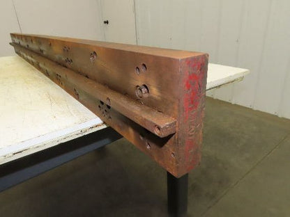 Press Brake Die 63" Long 3/8" Wide Flat U Die 50" Material 1/2" Tang