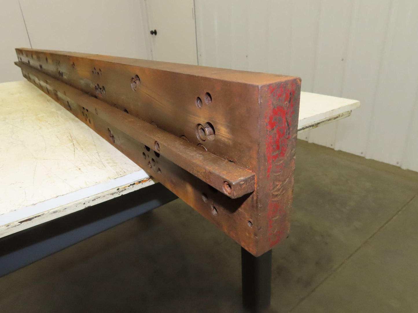 Press Brake Die 63" Long 3/8" Wide Flat U Die 50" Material 1/2" Tang