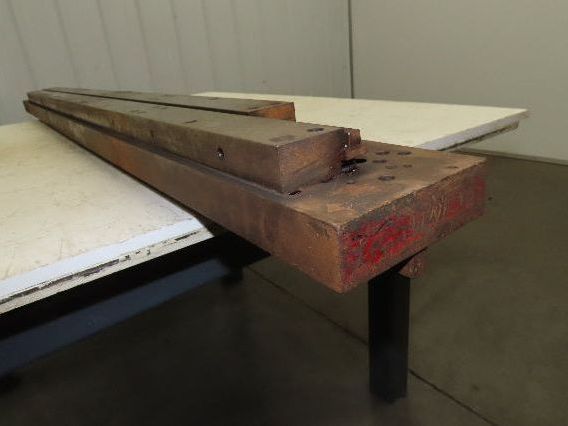 Press Brake Die 63" Long 3/8" Wide Flat U Die 50" Material 1/2" Tang