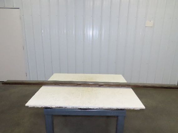 Press Brake Die 96-3/4" Long 5" Wide Flat Die 1" Thick 1/2" Tang